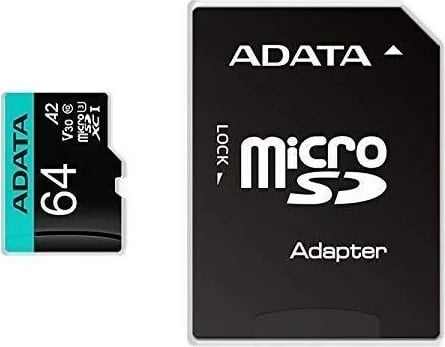 Karte memorie ADATA Premier Pro 64 GB MicroSDXC, e zezë
