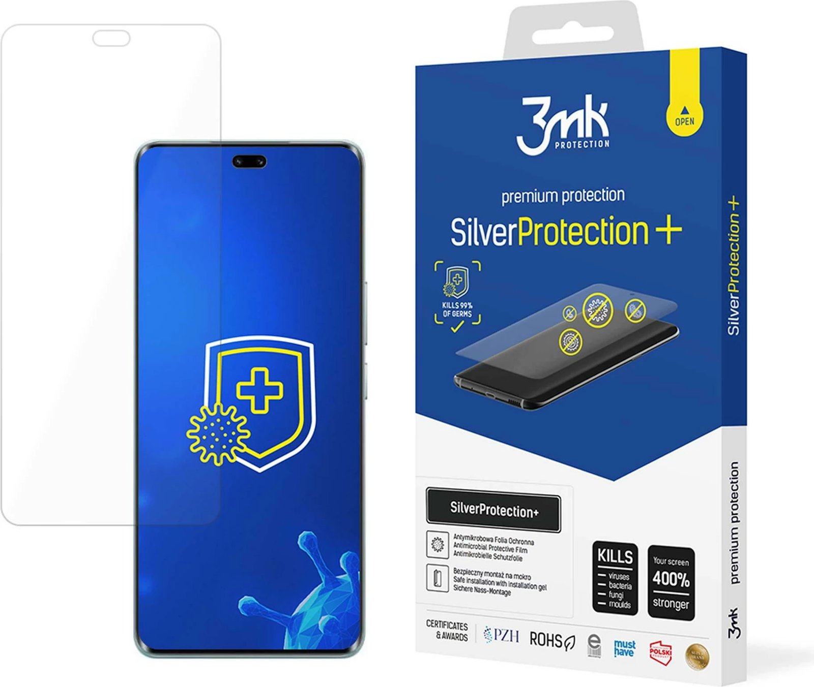 Film mbrojtës 3mk SilverProtection+ për Honor 200 Pro