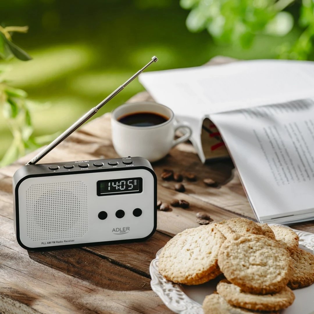Radio Adler AD 1907, Portativ, Bardhë