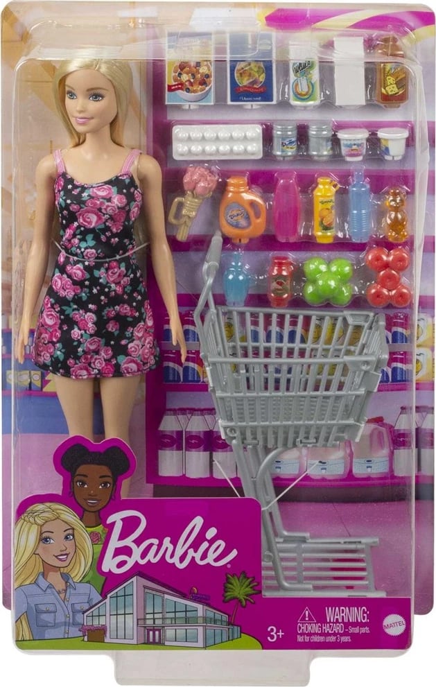 Lodër Barbie MATTEL GTK94, kukull mode, shumëngjyrëshe