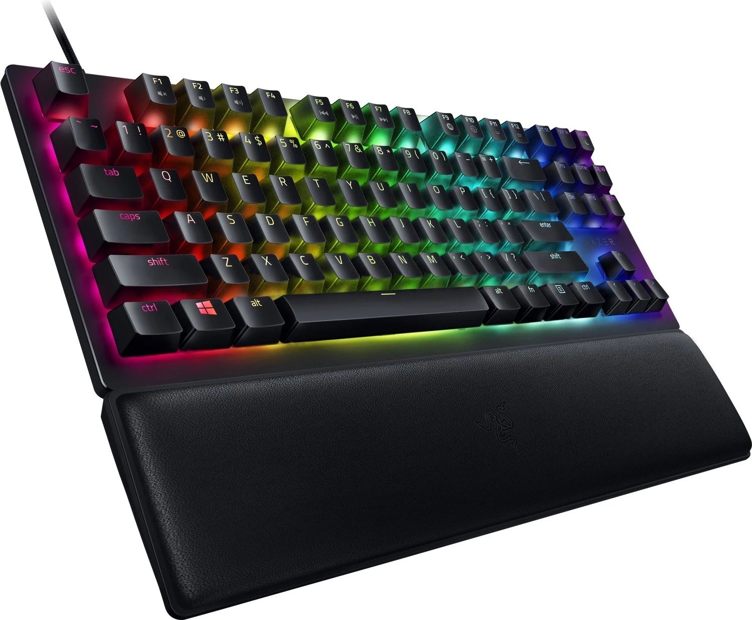 Tastierë Razer Huntsman V2 Tenkeyless, Razer Optical Red, US, e zezë