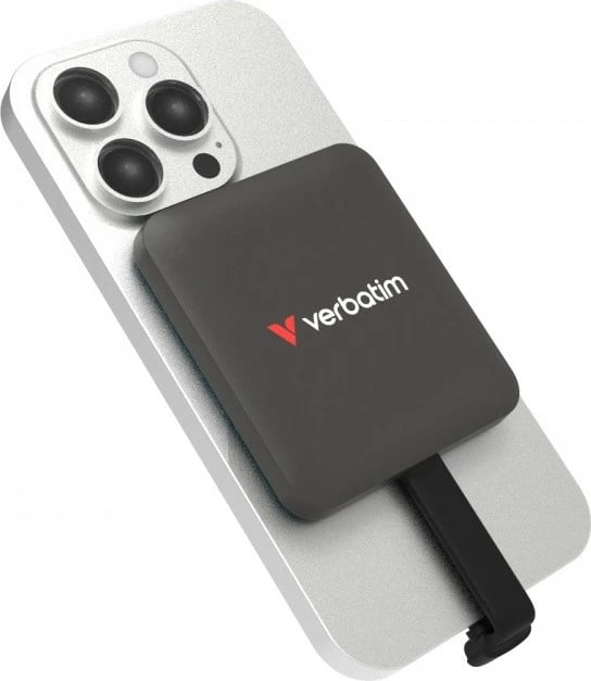 SSD i jashtëm, Verbatim, SnapBack DQVE32060PLG, 512GB, USB-C 3.2 Gen 2x2, lexim 1900MB/s shkrim 1800MB/s, magnetik MagSafe, Mocca, set me 2 kabllo USB-C dhe unazë magnetike