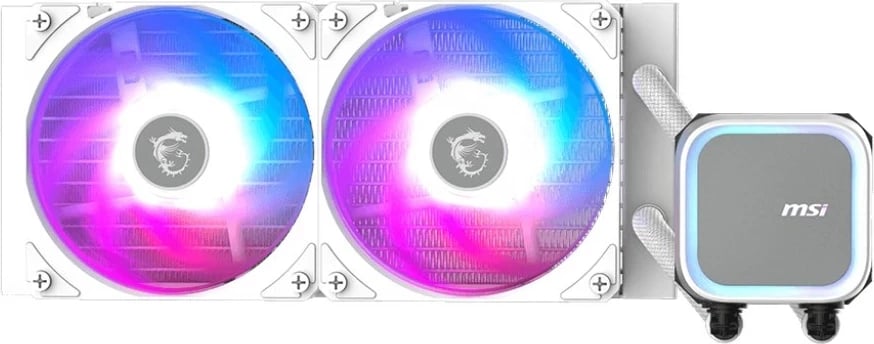 Sistem ftohës MSI MAG CORELIQUID A13 240, për pllakë amë dhe procesor, i bardhë