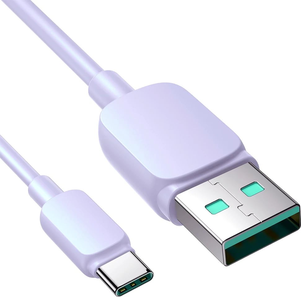 Kabllo Joyroom Multi-Color Series A14, USB-A / USB-C, 1.2m, 3A, Vjollcë