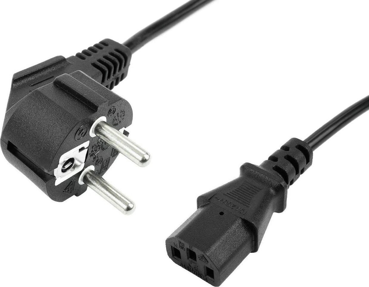 Kabllo furnizimi Accura, Schuko - C13, 5m, e zezë