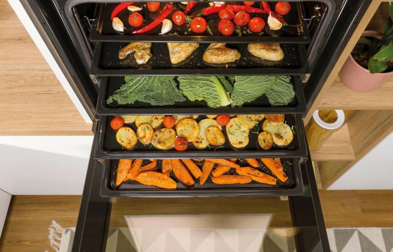 Furrë Gorenje BSA6747A04X, 77L, inox, A+