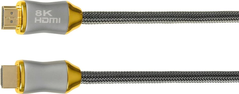 Kabllo HDMI iBOX Ultra High Speed 2.1, 2m, Argjendtë