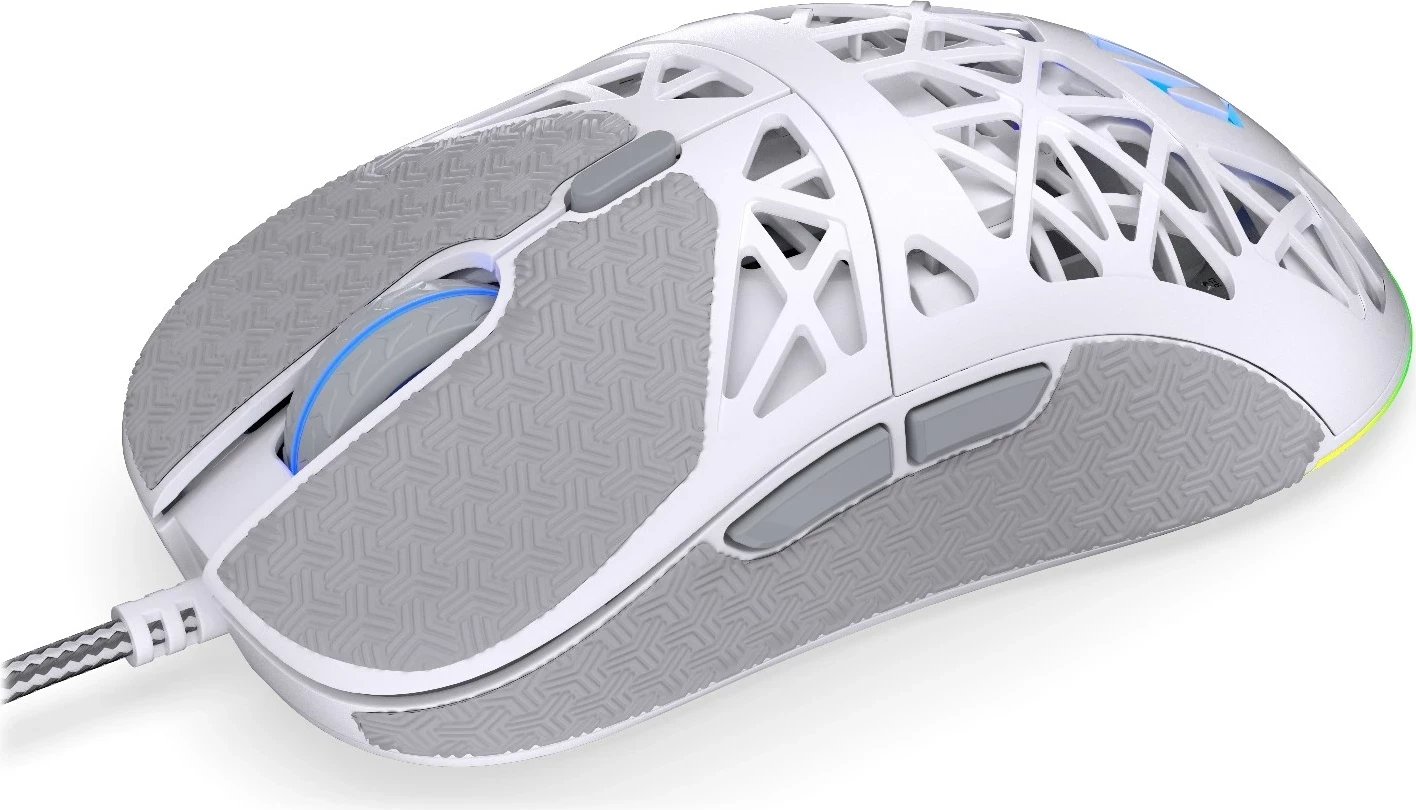 Maus gaming ENDORFY LIV Onyx White EY6A021, me kabllo, ARGB, i bardhë
