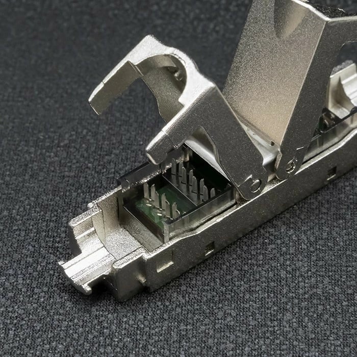 Konektor RJ-45 STP pa vegla Qoltec 54540, CAT6, për rrjet, i mbrojtur