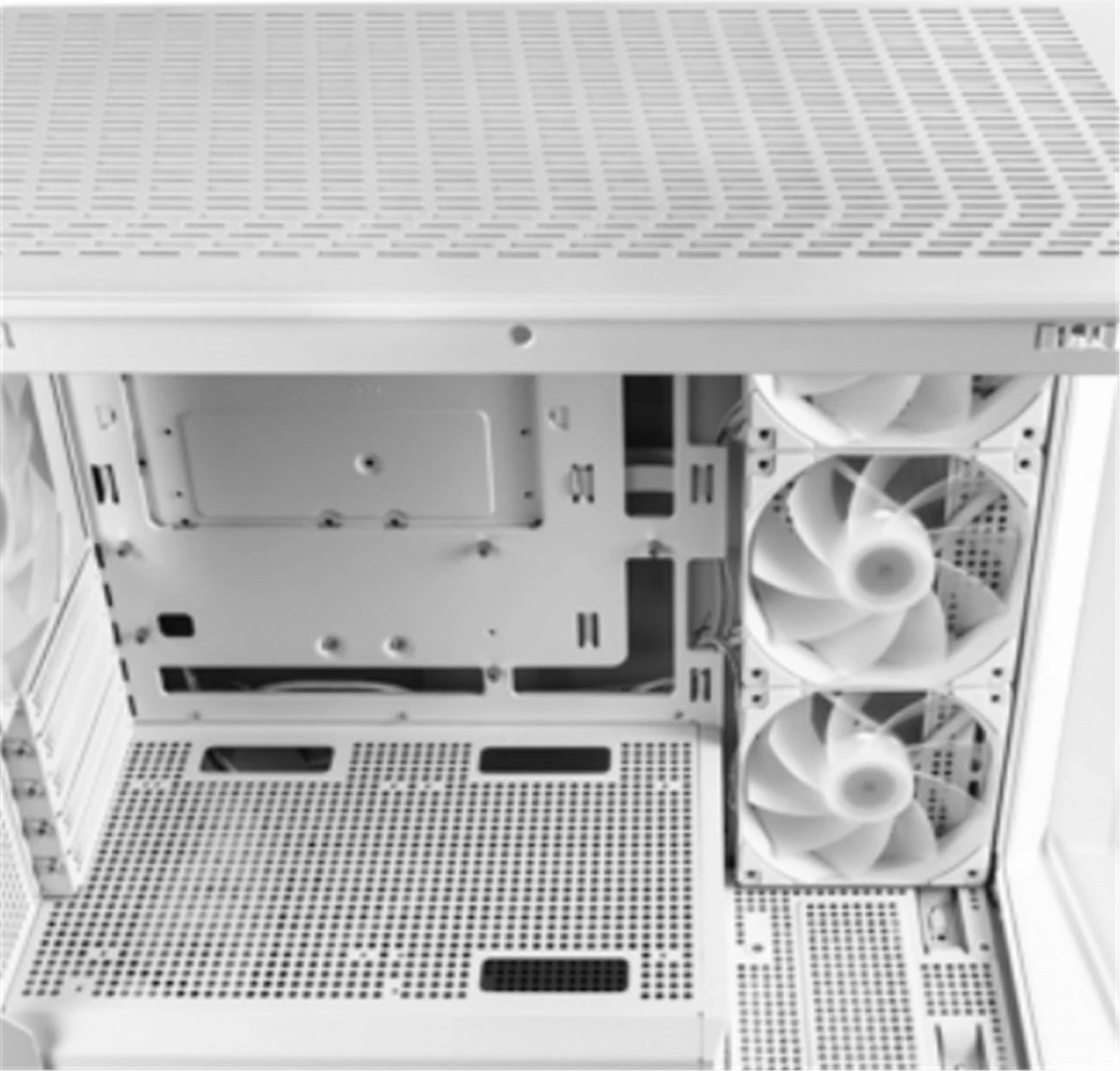 Kasë MSI MAG PANO M100R PZ, Micro Tower, RGB, Tempered Glass, Bardhë