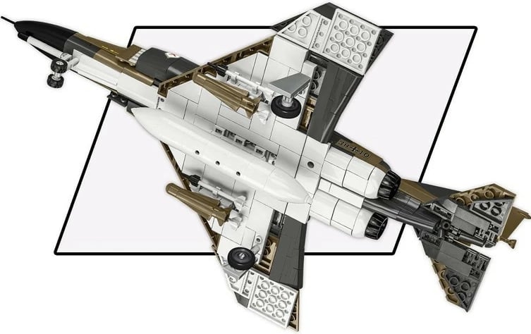 Set lodrash ndërtimi Cobi Armed Forces F-4F Phantom II, 676 pjesë, plastikë
