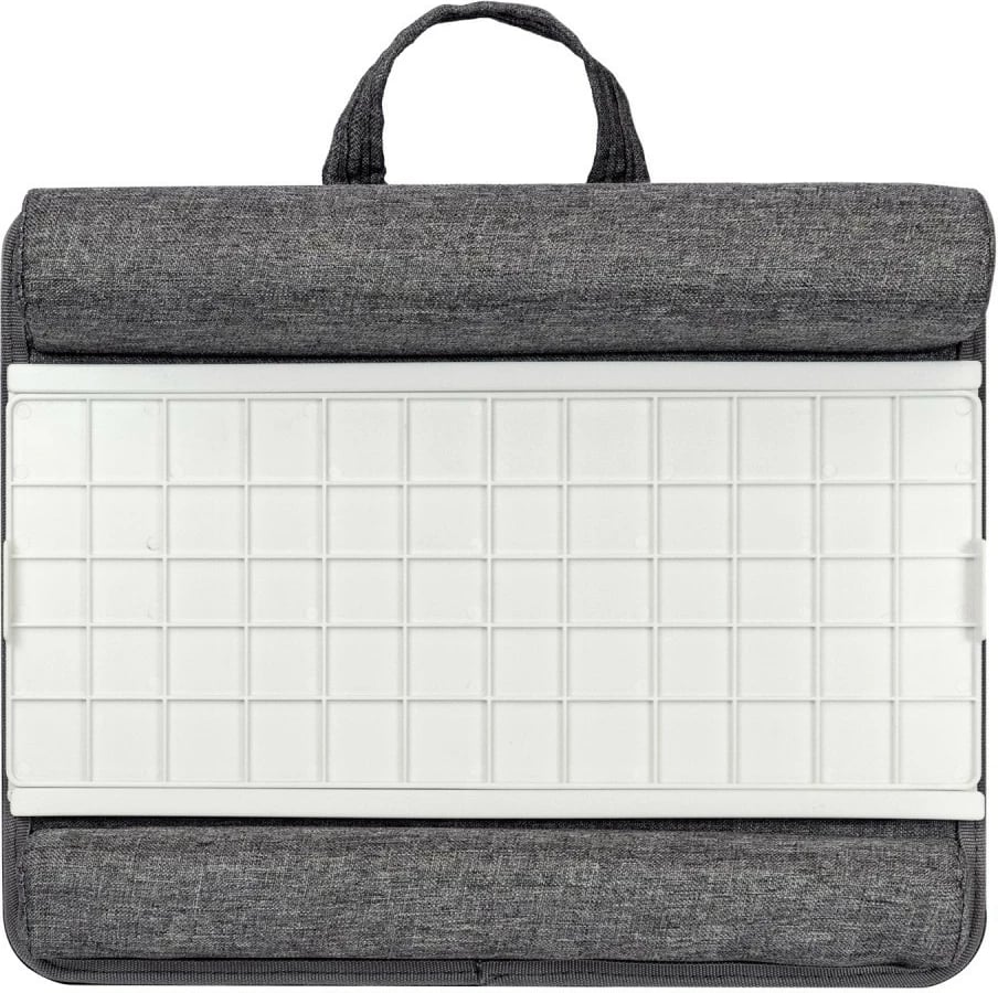 Podstavec laptopi Techly ICA-TBL 102 me bazë të butë, raft maus, 410x335mm, Gri/Dru