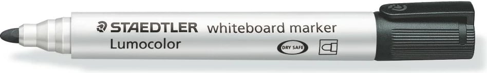 Set markerash whiteboard STAEDTLER Lumocolor 4 copë, majë e rrumbullakët 2mm, multingjyrësh