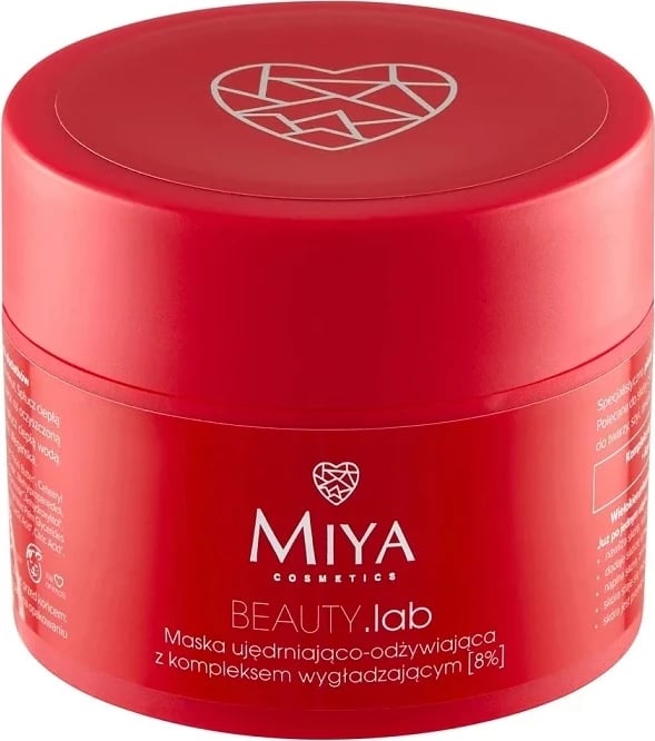 Maskë për fytyrë Miya Cosmetics BEAUTY.lab Firming and Nourishing Mask with Smoothing Complex 8% për femra 50ml