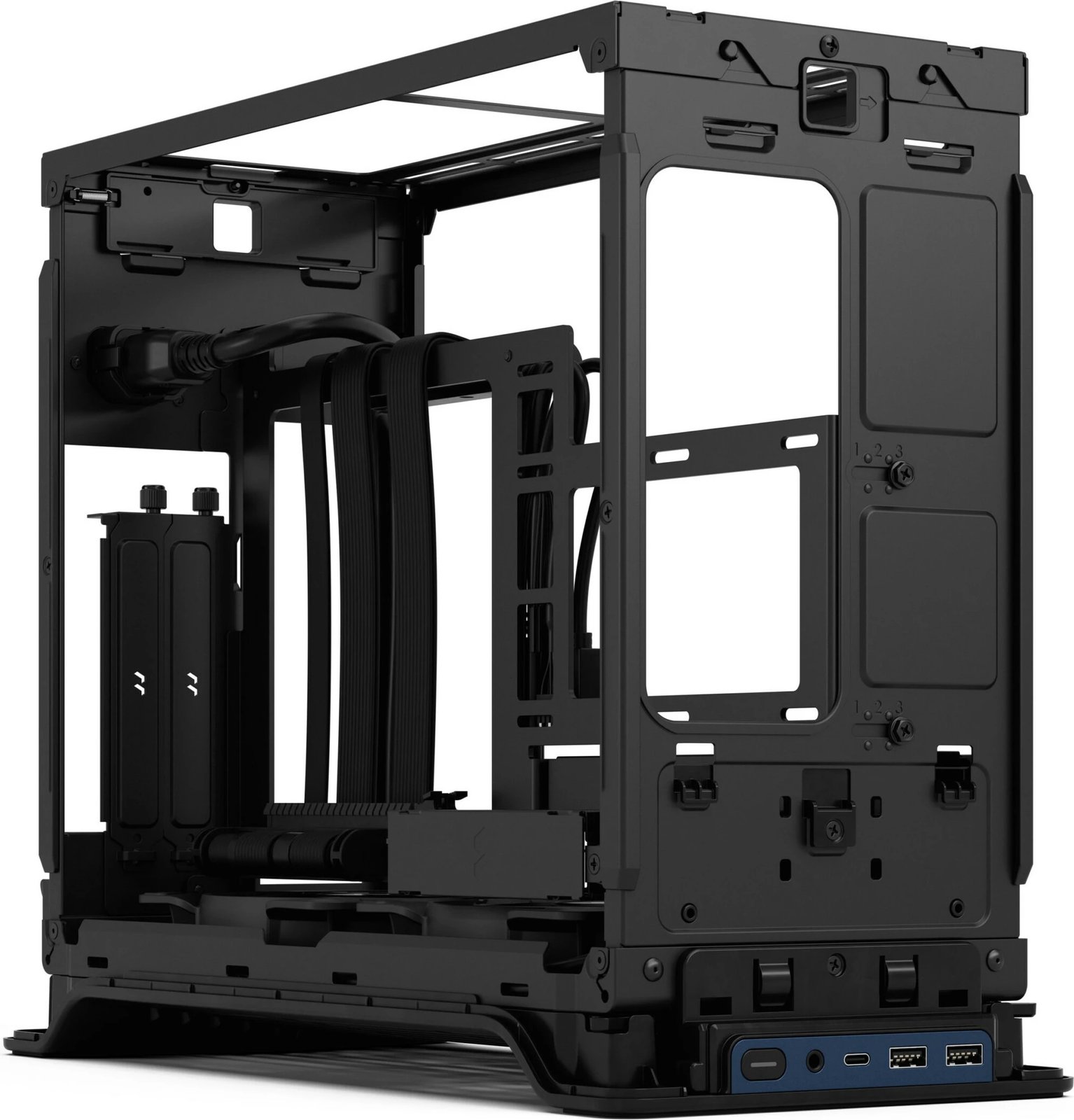 Kasë Fractal Design Era 2, Mini Tower, PC, 2.5", Blu Kasë Fractal Design Era 2, Mini Tower, PC, 2.5", Blu