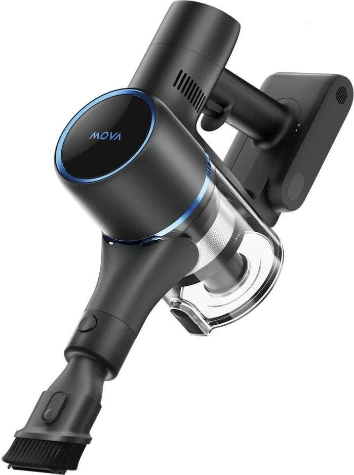 Fshesë elektrike MOVA Tech S4, 2-në-1, pa qese, 0.6 L, 425 W, Blu