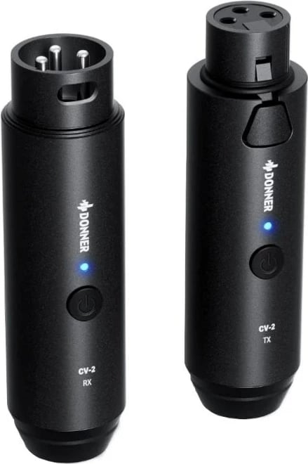 Sistem wireless për mikrofon Donner CV-2, i zi
