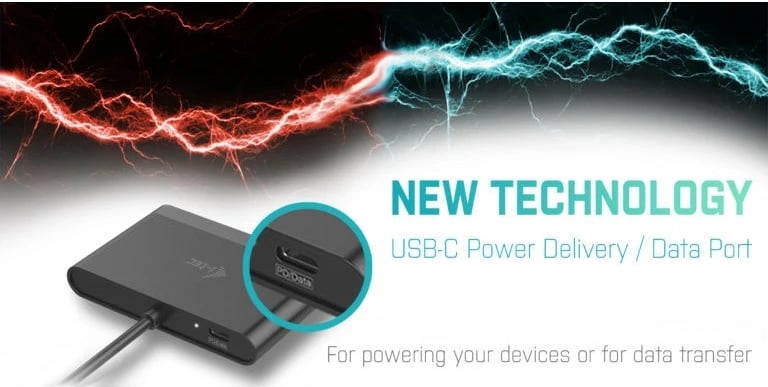 Adapter USB-C I-Tec Travel, HDMI, 2x USB 3.0, i zi