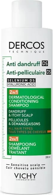Shampon dhe balsam 2 në 1 Vichy Dercos Anti-Dandruff unisex 200ml
