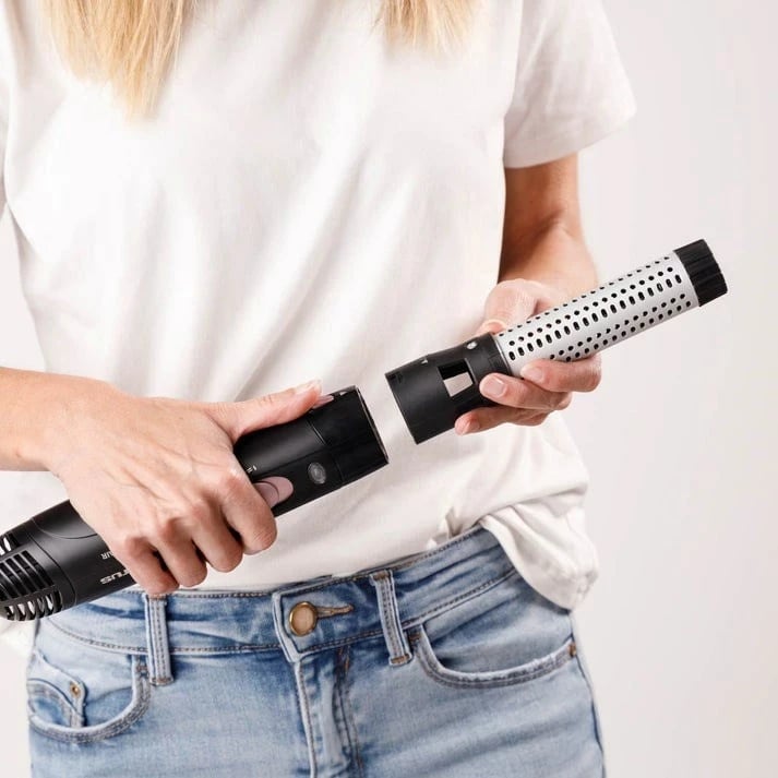 Tharëse dhe hekur për kaçurrela Taurus Model Air, 1200 W, E zezë