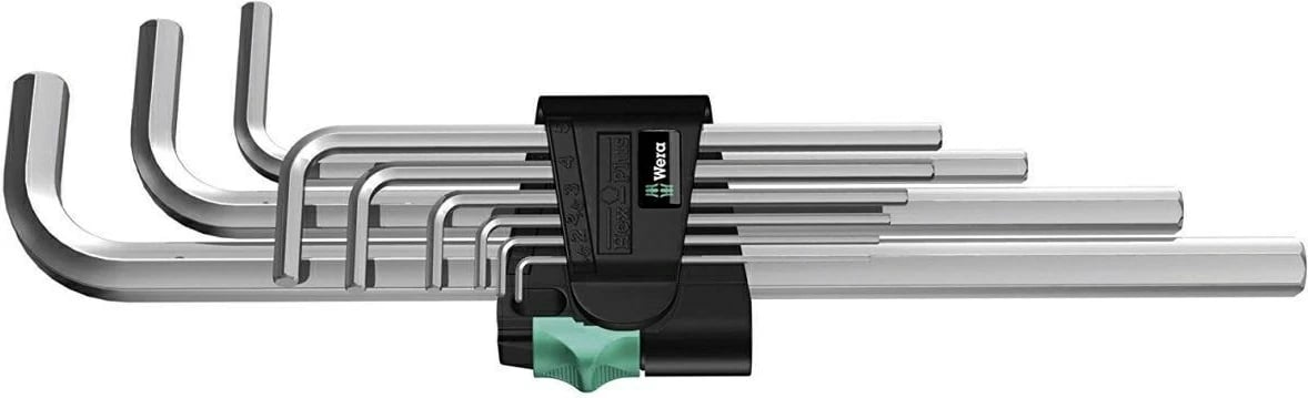 Set çelësa hex WERA 21909, 9 copë