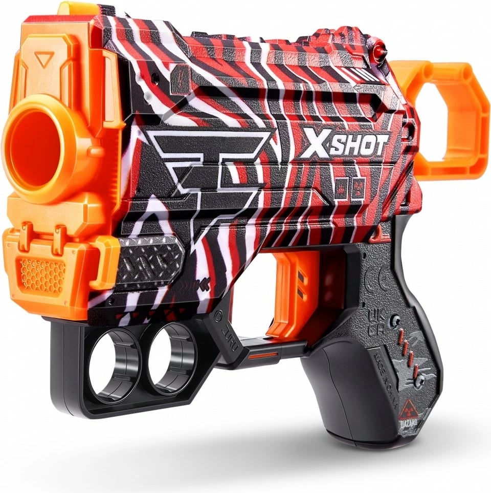 Lodër blaster ZURU X-Shot Skins Menace Faze Launcher, 4 shigjeta, Mix