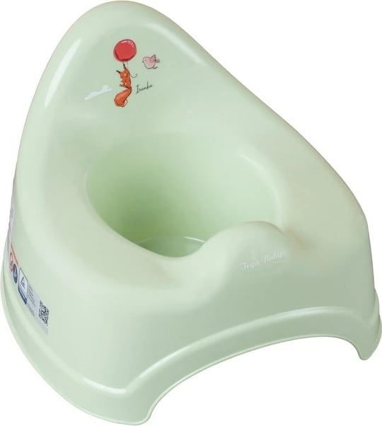 Nocë bebe, TEGA, Squirrel, me melodi, mbështetje e lartë shpine, sedilje e gjerë, jeshile