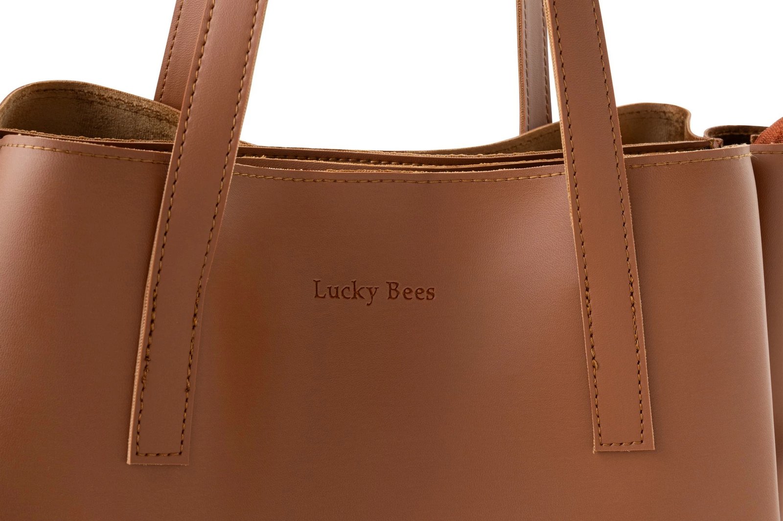 Çantë tote Lucky Bees, ngjyrë tan, 1257