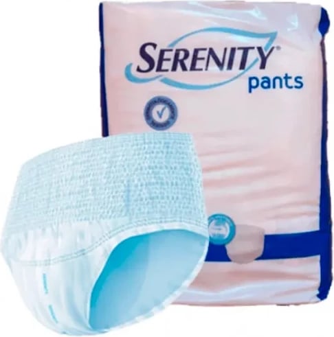 Pelenë për të rritur unisex Serenity Slip Night Large, 80 copë