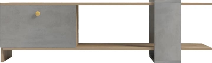 Standi TV, ngjyrë sonoma-gri çimento, 120x25x36.8cm