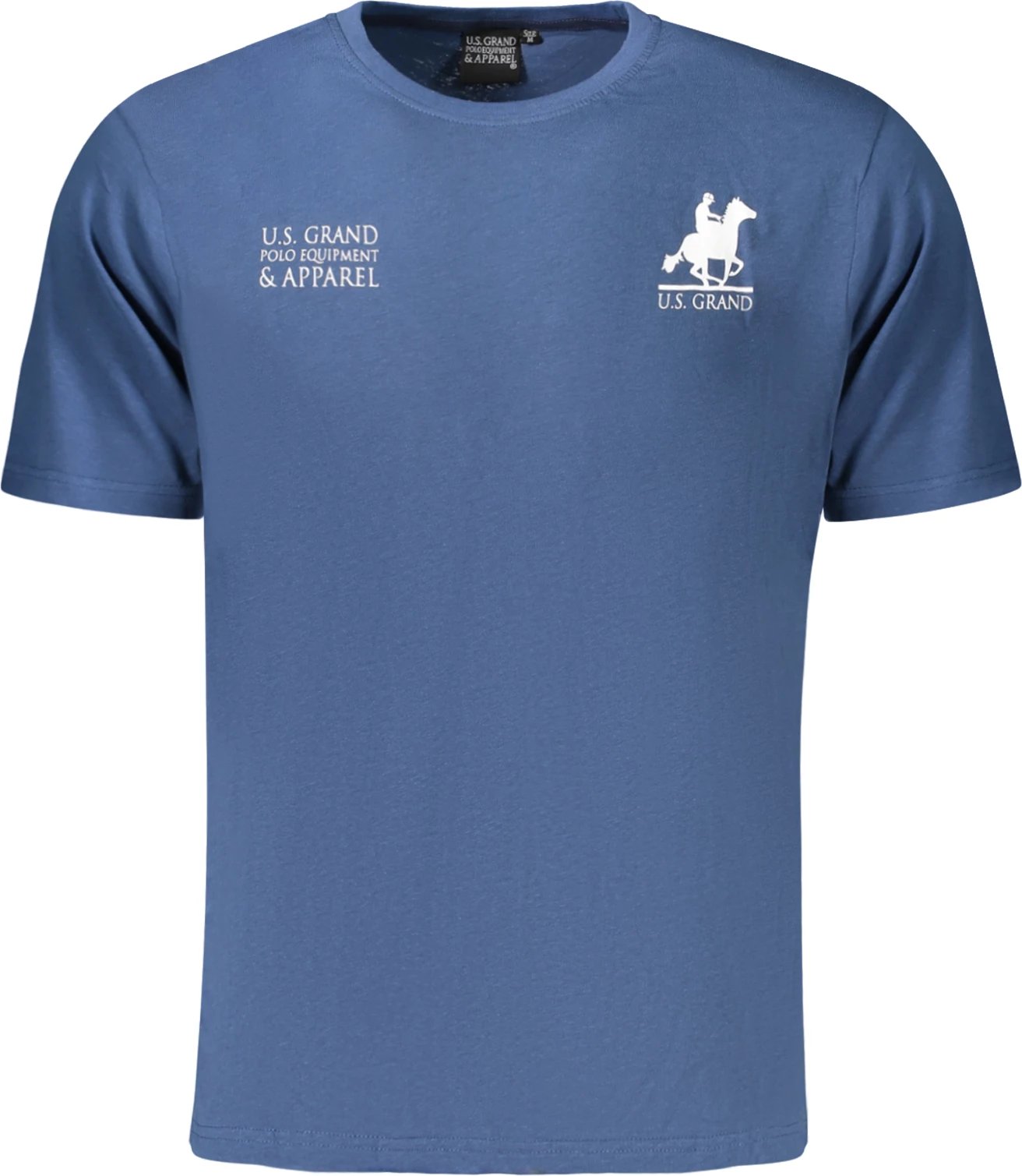 Maicë për meshkuj U.S. GRAND POLO me mëngë të shkurta, kaltër