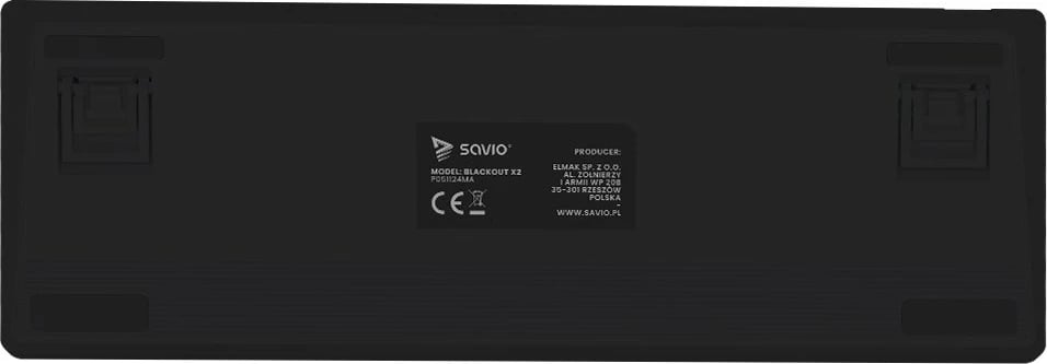Tastierë mekanike Savio Blackout X2 OUTEMU Brown, 60%, ARGB, Hot Swap, e zezë