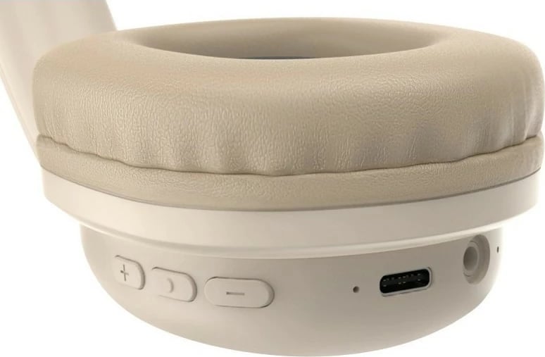 Kufje wireless Defender FreeMotion B640, Bluetooth 5.3, Stereo, Bezhe