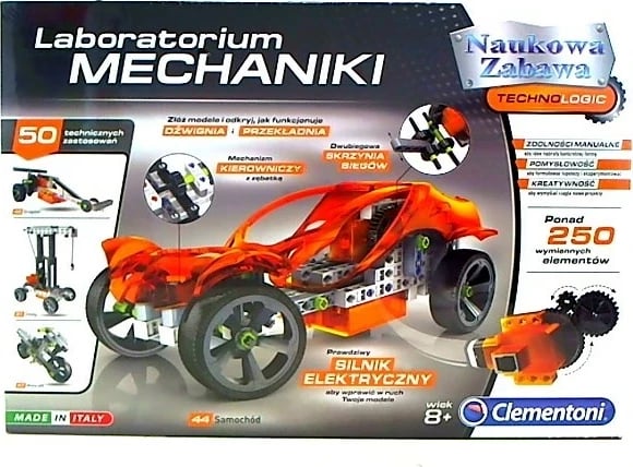 Set edukativ Clementoni 60595, Laboratorium Mekanike, Portokalli