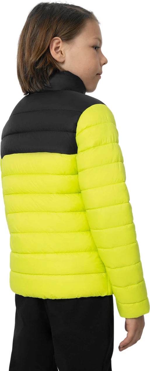 Jakne puffer për djem 4F, e gjelbër