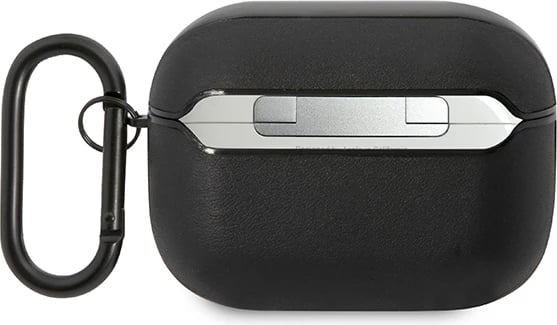 Mbështjellës Mercedes AMG Leather Big Logo për AirPods Pro, i zi