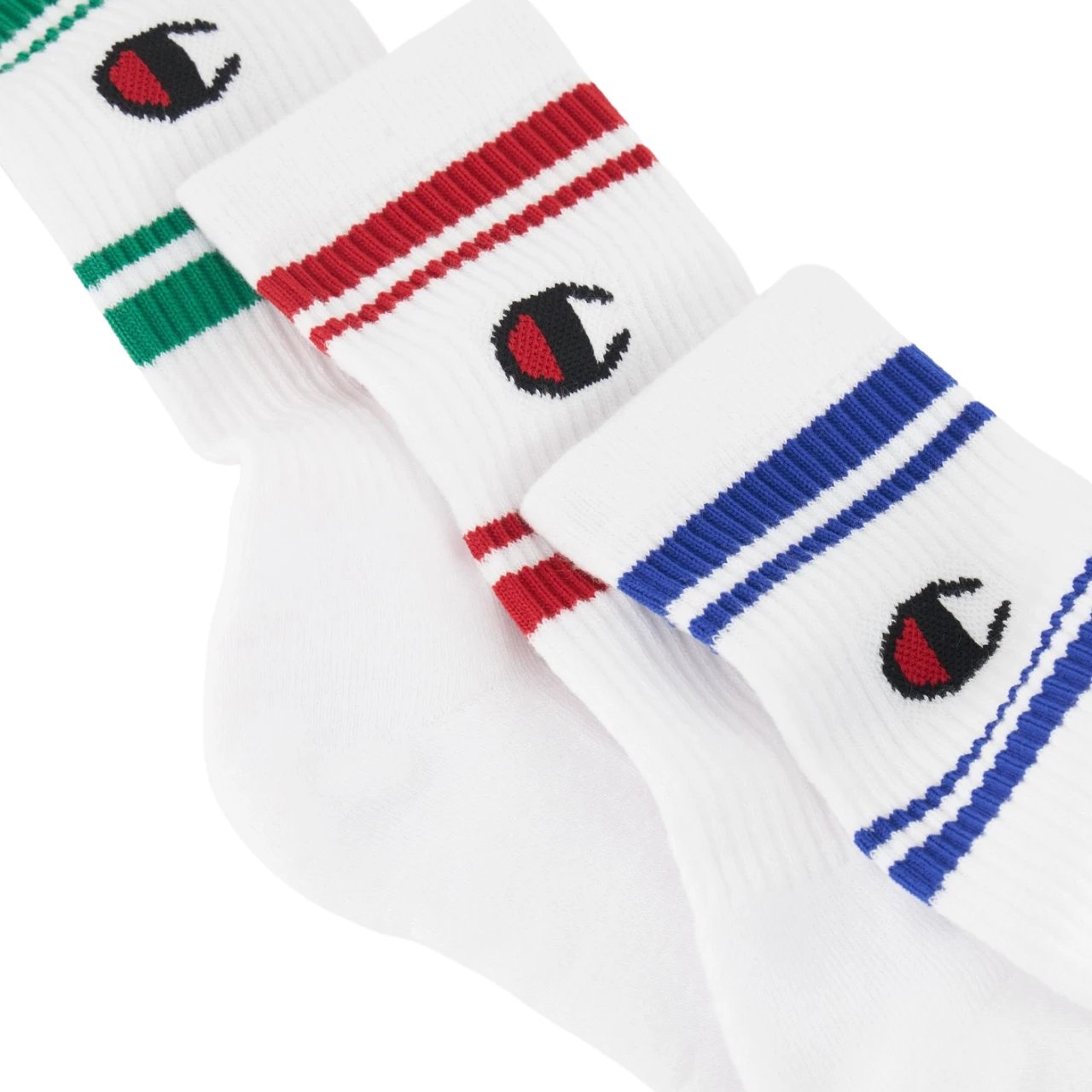 Çorape crew Champion unisex, të bardha