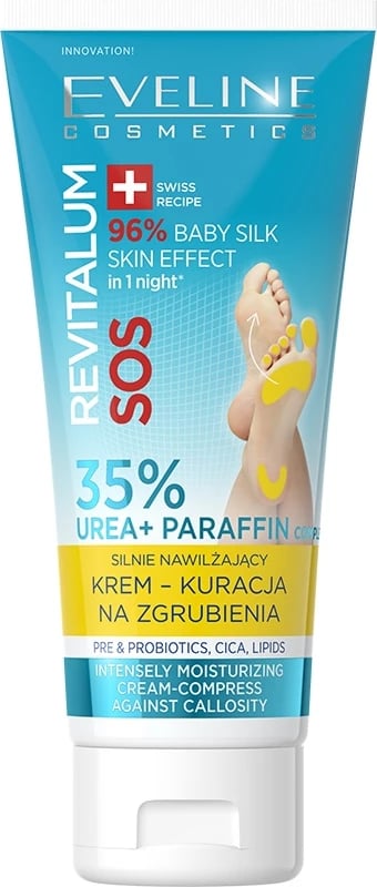 Krem për këmbë Eveline Cosmetics Revitalum Strongly Moisturizing Cream-Cure për femra 75ml