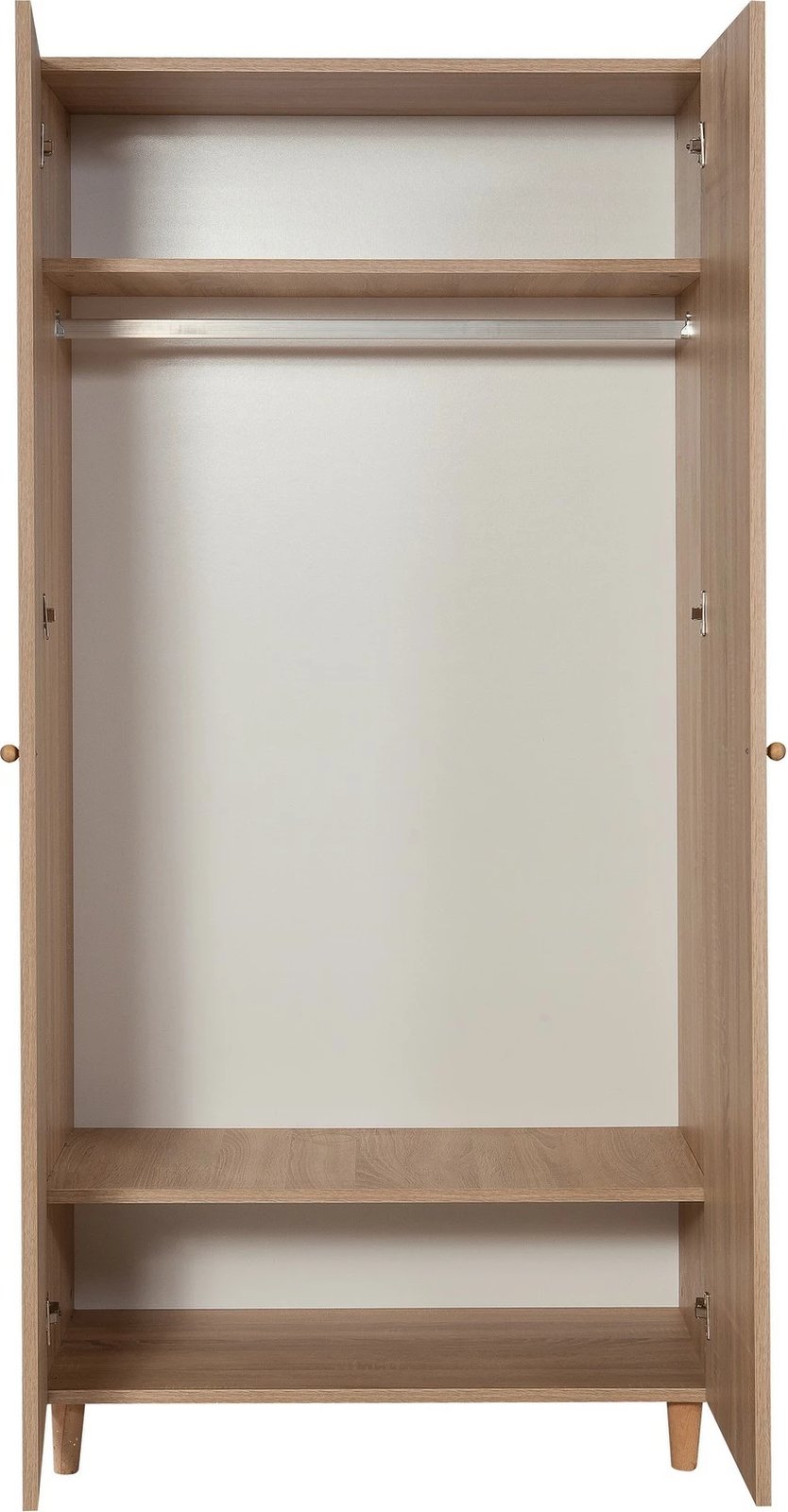 Dollap garderobe Skye Decor, Lidya 2, ngjyrë sonomo, 90x192x52 cm