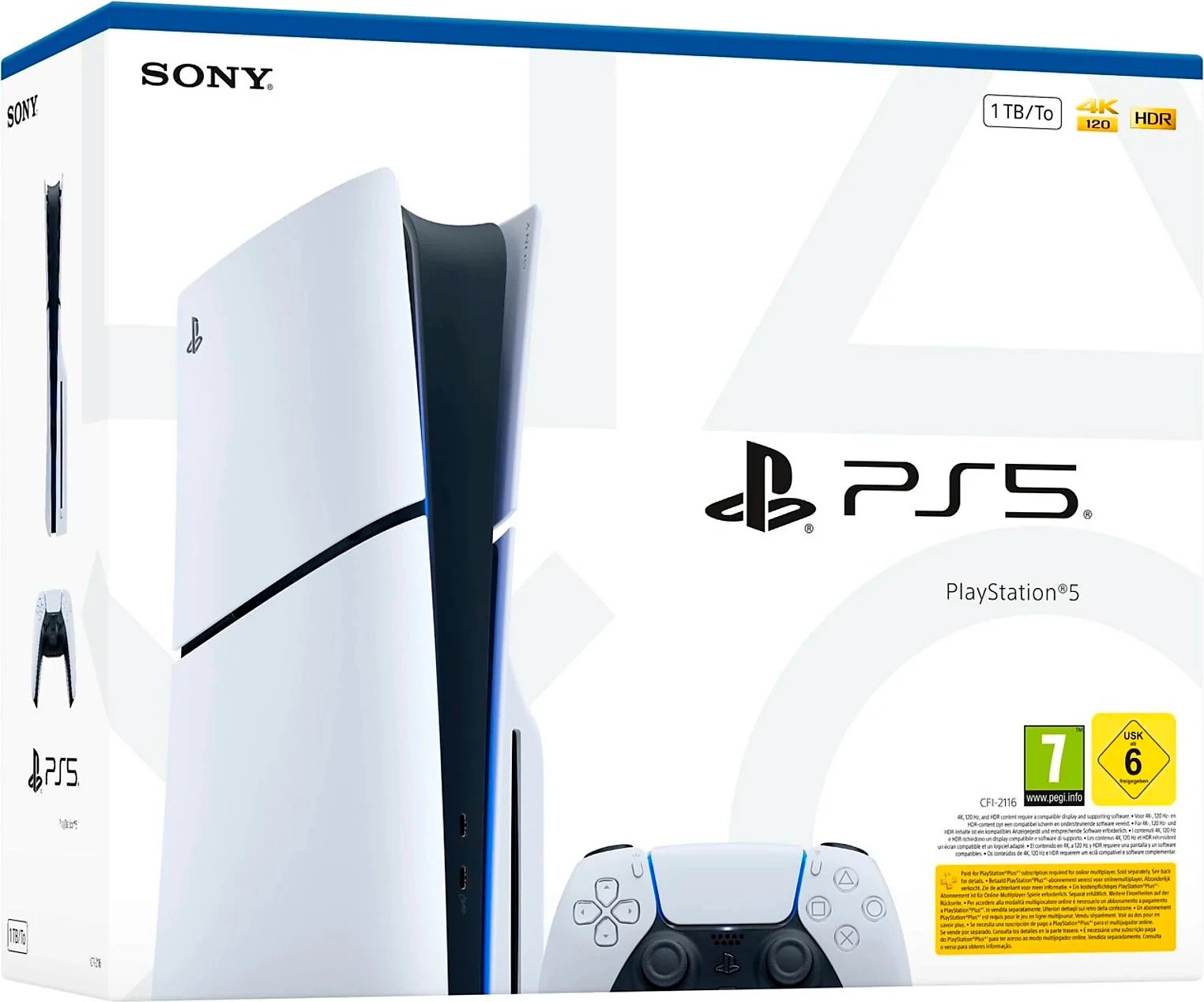 Konsolë Sony PS5 Standard Edition 1TB E Chassis bardhë