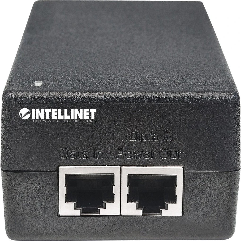 Injektori Ultra PoE+ Intellinet, Gigabit, 1 Port 60 W, i përputhshëm me IEEE 802.3bt dhe IEEE 802.3at/af, Shtëpi Prej Plastike