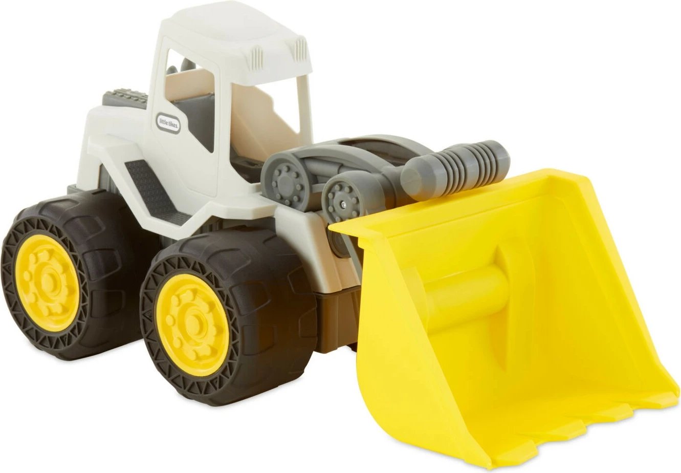 Lodër ngarkues Little Tikes Dirt Diggers 2-në-1, plastikë, e verdhë/e bardhë/gri
