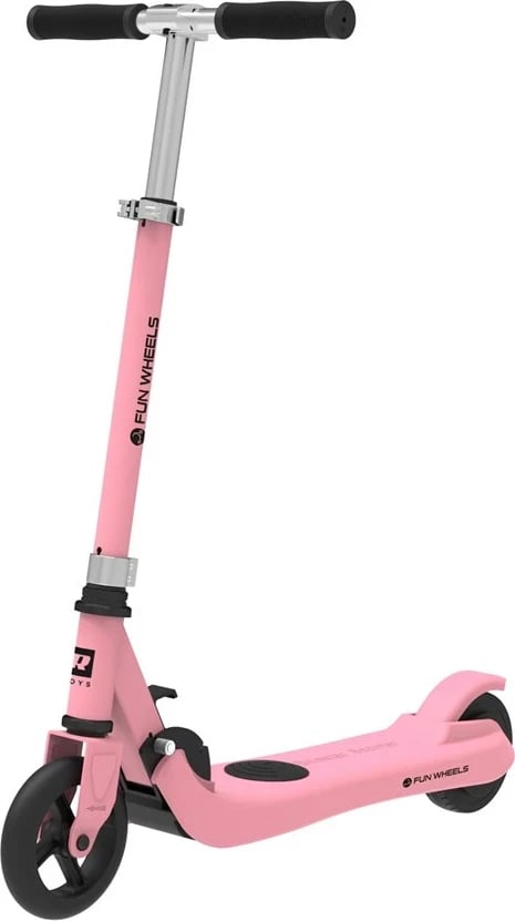 Trotinet elektrik Rebel Fun Wheels, 100 W, 2 Ah, rozë