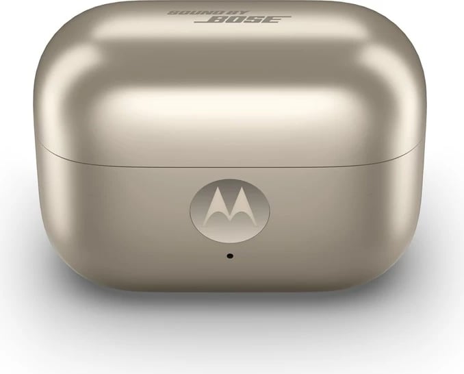 Kufje Motorola moto buds loop, wireless, Bluetooth, me kapëse për vesh, Bezhe