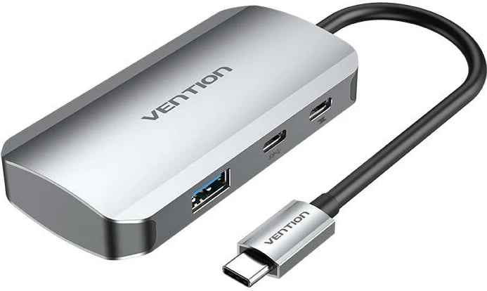 Docking station Vention TNDHB, 3x USB3.0, 2x USB-C, 0.15m, gri