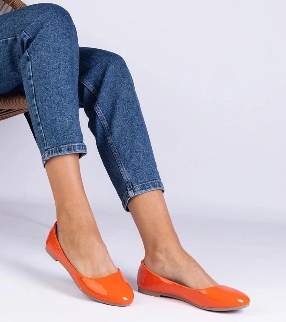 Balerina PRIMO 210930 për femra, portokalli