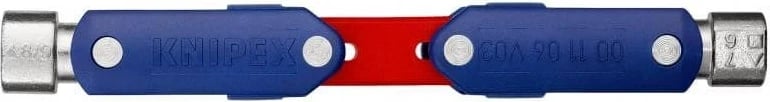Çelës Knipex DoubleJoint, i zi, blu dhe kuq