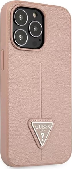 Mbështjellës Guess GUHCP13LPSATLP për iPhone 13/13 Pro 6.1", rozë
