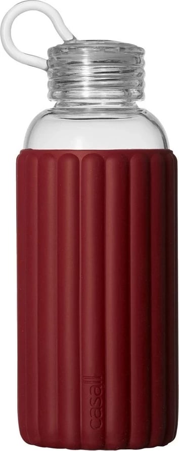 Bidon uji Casall Sthlm Glass bottle 0.5L, i kuq