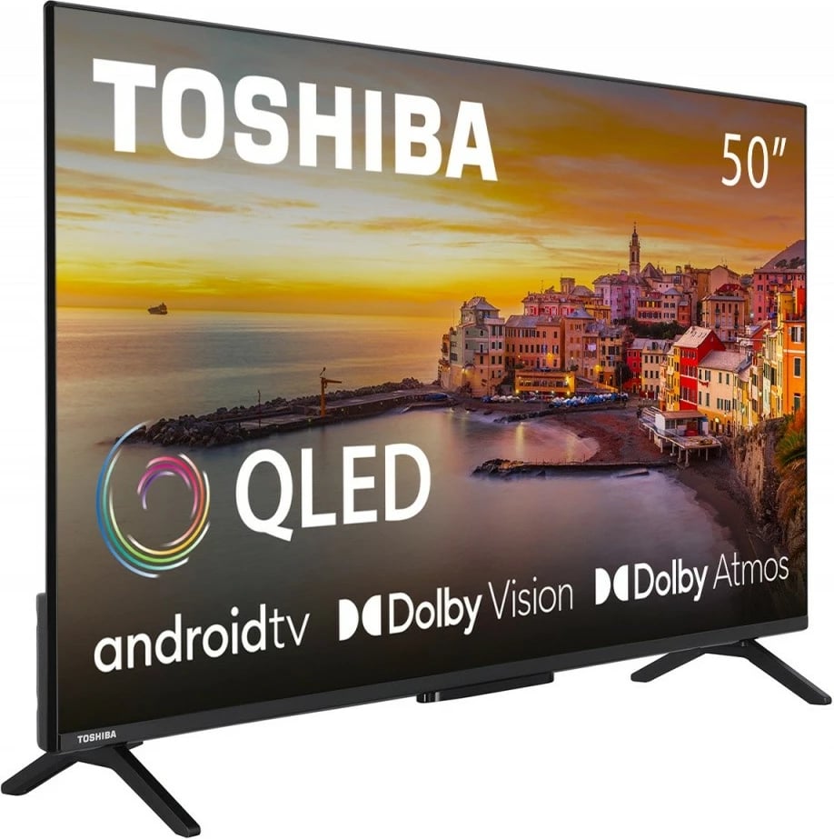 Televizor QLED Toshiba 50QA2363DG, 50 inç, Ultra HD 4K, Android TV, i zi